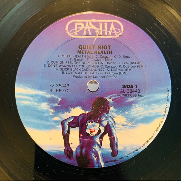 Quiet Riot Metal Health Epic Vinyl LP - Picture 5 of 11